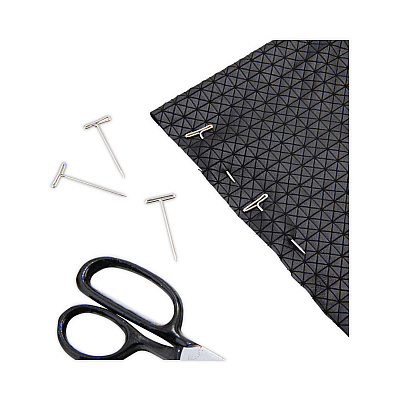 GEM T-Pins, Steel, Silver, 1.5", 100/Box (GEM87T)