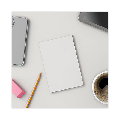 Universal Loose White Memo Sheets, 4 x 6, Unruled, Plain White, 500/Pack (UNV46500)
