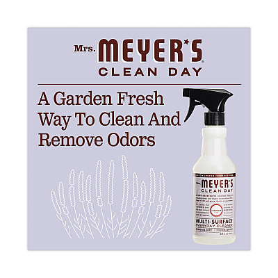 Mrs. Meyer's Multi Purpose Cleaner, Lavender Scent, 16 oz Spray Bottle (SJN323568EA)