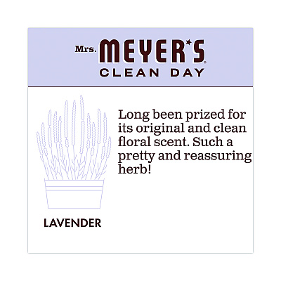 Mrs. Meyer's Multi Purpose Cleaner, Lavender Scent, 16 oz Spray Bottle, 6/Carton (SJN323568)