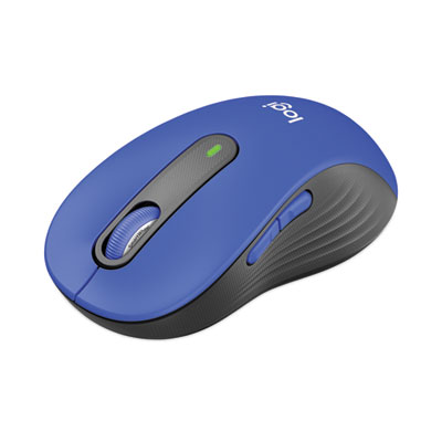 Signature M650 Wireless Mouse, Large, 2.4 GHz Frequency, 33 ft Wireless Range, Right Hand Use, Blue (910006232)