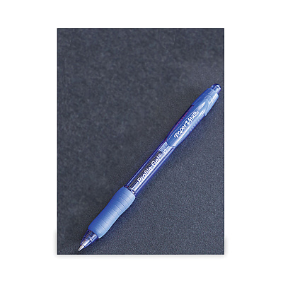 Paper Mate Profile Gel Pen, Retractable, Bold 1 mm, Blue Ink, Translucent Blue Barrel, Dozen (PAP2102161)