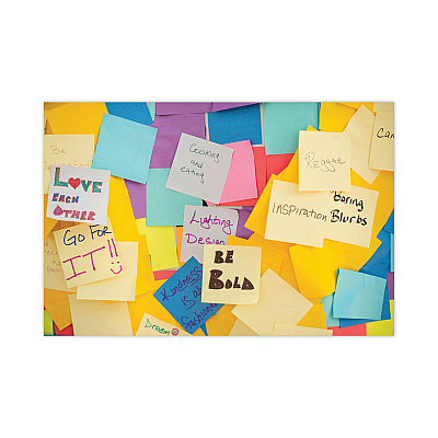 Post-it Notes Original Pads Assorted Value Pack, 3 x 3, (8) Canary Yellow, (6) Poptimistic Collection Colors, 100 Sheets/Pad, 14 Pads/Pack (MMM65414YWM)