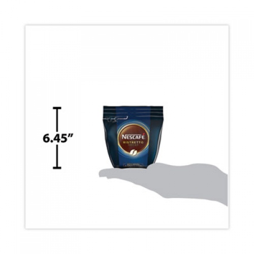 Nescaf Ristretto Decaffeinated Blend Coffee, 8.8 oz Bag, 4/Carton (86213CT)