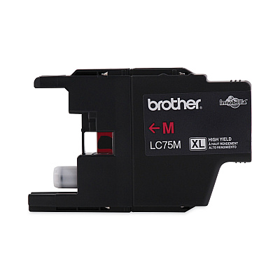 Brother LC75MS Innobella High-Yield Ink, 600 Page-Yield, Magenta