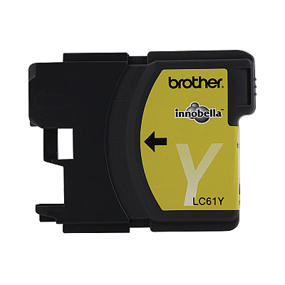 Brother LC61YS Innobella Ink, 325 Page-Yield, Yellow