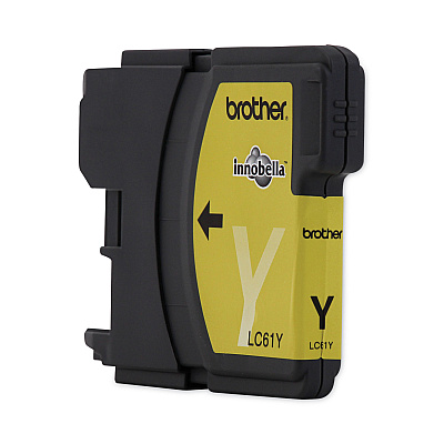 Brother LC61YS Innobella Ink, 325 Page-Yield, Yellow