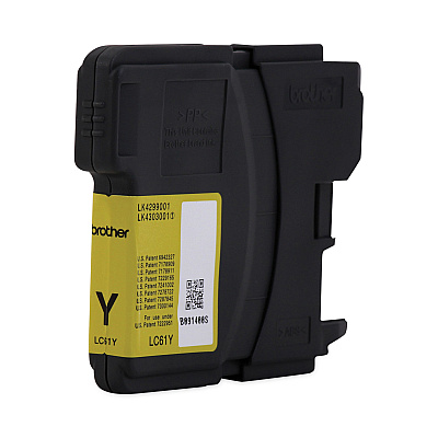 Brother LC61YS Innobella Ink, 325 Page-Yield, Yellow