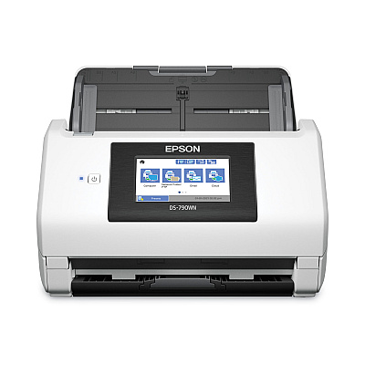 Epson DS-790WN Wireless Network Color Document Scanner, 600 dpi Optical Resolution, 100-Sheet Duplex Auto Document Feeder (B11B265201)