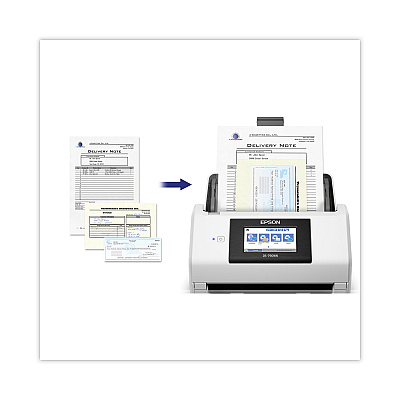 Epson DS-790WN Wireless Network Color Document Scanner, 600 dpi Optical Resolution, 100-Sheet Duplex Auto Document Feeder (B11B265201)