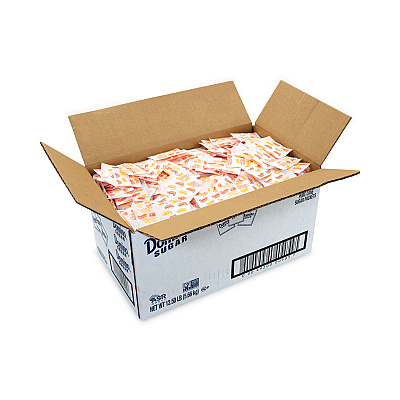Domino Sugar Packets, 0.1 oz Packet, 2,000/Carton (GRR22000501)
