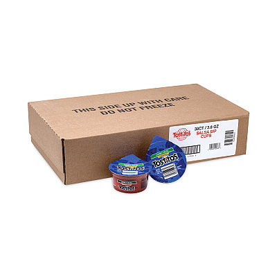 Tostitos Medium Chunky Salsa ToGo Cups, 3.8 oz Cup, 30/Carton (GRR29500068)