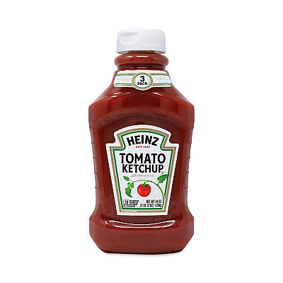 Heinz Tomato Ketchup Squeeze Bottle, 44 oz Bottle, 3/Pack (GRR22000499)