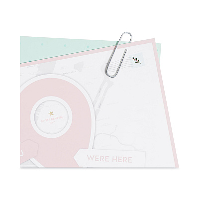 U Brands Paper Clips, Medium, Vinyl-Coated, Silver, 200 Clips/Box, 5 Boxes/Pack (UBR3684U0624)