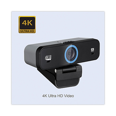 Adesso Cybertrack K4, 3840 pixels x 2160 pixels, Black