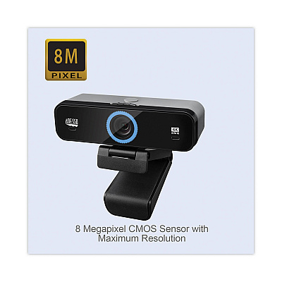 Adesso Cybertrack K4, 3840 pixels x 2160 pixels, Black