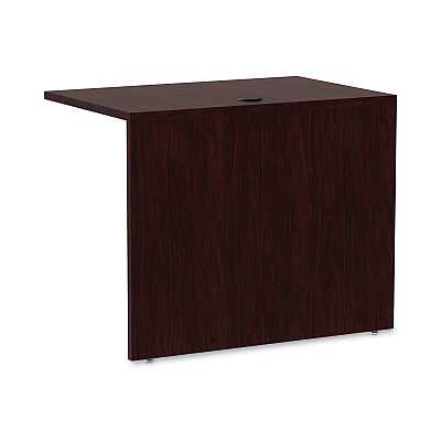 Alera Valencia Series Reversible Return/Bridge Shell, 35w x 23.63d x 29.5h, Mahogany (ALEVA353624MY)