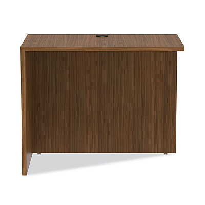 Alera Valencia Series Reversible Return/Bridge Shell, 35w x 23.63d x 29.5h, Modern Walnut (ALEVA353624WA)