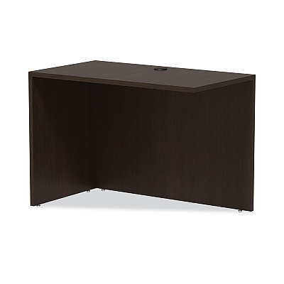 Alera Valencia Series Reversible Return/Bridge Shell, 42w x 23.63d x 29.5, Espresso (ALEVA354224ES)