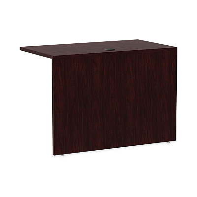 Alera Valencia Series Reversible Return/Bridge Shell, 42w x 23.63d x 29.5h. Mahogany (ALEVA354224MY)