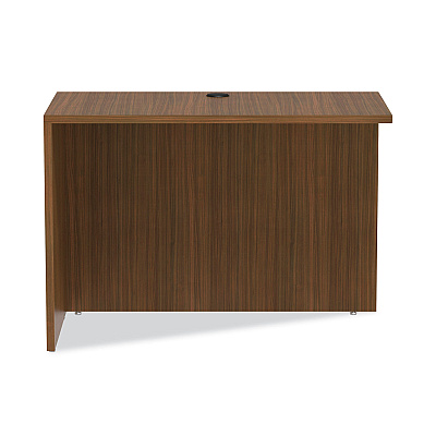 Alera Valencia Series Reversible Return/Bridge Shell, 42w x 23.63d x 29.5h, Modern Walnut (ALEVA354224WA)