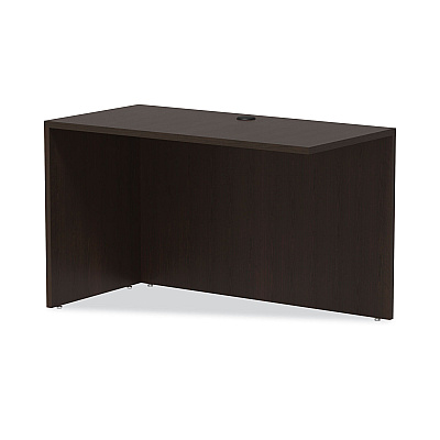 Alera Valencia Series Reversible Return/Bridge Shell, 47.25w x 23.63d x 29.5h, Espresso (ALEVA354824ES)