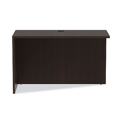 Alera Valencia Series Reversible Return/Bridge Shell, 47.25w x 23.63d x 29.5h, Espresso (ALEVA354824ES)