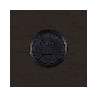 Alera Valencia Series Reversible Return/Bridge Shell, 47.25w x 23.63d x 29.5h, Espresso (ALEVA354824ES)