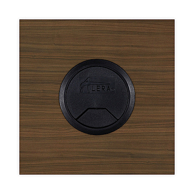 Alera Valencia Series Reversible Return/Bridge Shell, 47.25w x 23.63d x 29.5h, Modern Walnut (ALEVA354824WA)