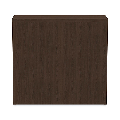 Alera Valencia Series Bookcase, Two-Shelf, 31.75w x 14d x 29.5h, Espresso (ALEVA633032ES)