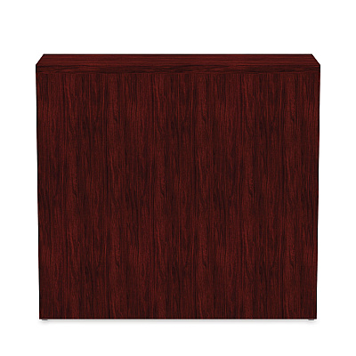 Alera Valencia Series Bookcase, Two-Shelf, 31.75w x 14d x 29.5h, Mahogany (ALEVA633032MY)