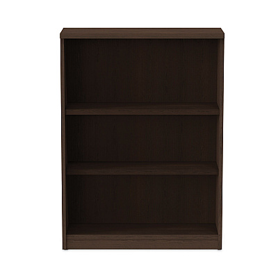 Alera Valencia Series Bookcase, Three-Shelf, 31.75w x 14d x 39.38h, Espresso (ALEVA634432ES)