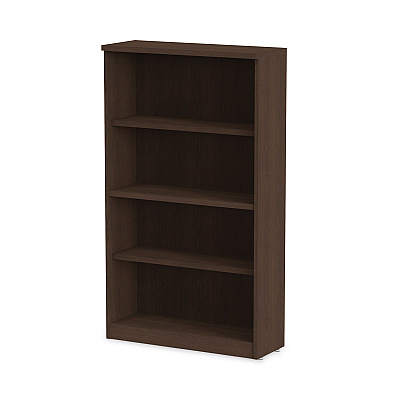 Alera Valencia Series Bookcase, Four-Shelf, 31.75w x 14d x 54.88h, Espresso (ALEVA635632ES)