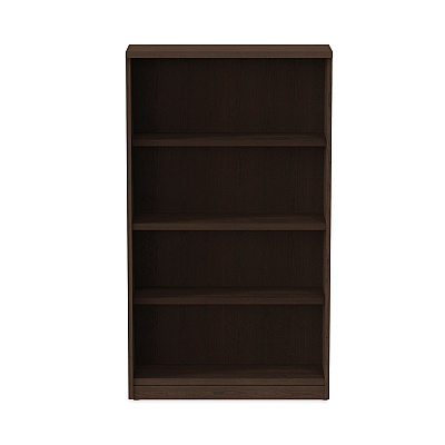 Alera Valencia Series Bookcase, Four-Shelf, 31.75w x 14d x 54.88h, Espresso (ALEVA635632ES)