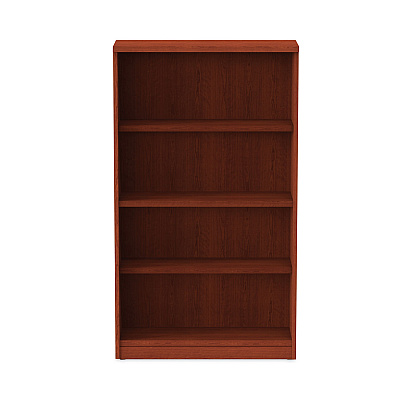 Alera Valencia Series Bookcase, Four-Shelf, 31.75w x 14d x 54.88h, Medium Cherry (ALEVA635632MC)