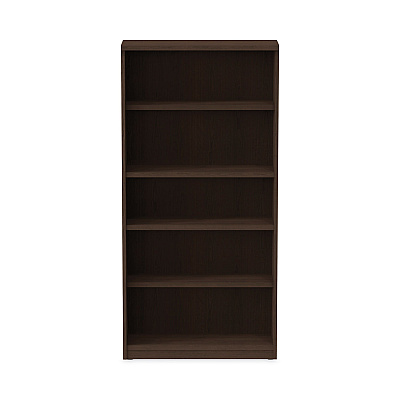 Alera Valencia Series Bookcase, Five-Shelf, 31.75w x 14d x 64.75h, Espresso (ALEVA636632ES)