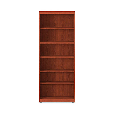 Alera Valencia Series Bookcase, Six-Shelf, 31.75w x 14d x 80.25h, Medium Cherry (ALEVA638232MC)