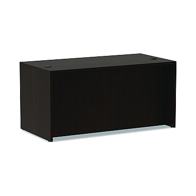 Alera Valencia Series Straight Front Desk Shell, 59.13" x 29.5" x 29.63", Espresso (ALEVA216030ES)