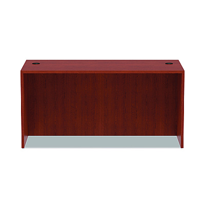 Alera Valencia Series Straight Front Desk Shell, 59.13" x 29.5" x 29.63", Medium Cherry (ALEVA216030MC)