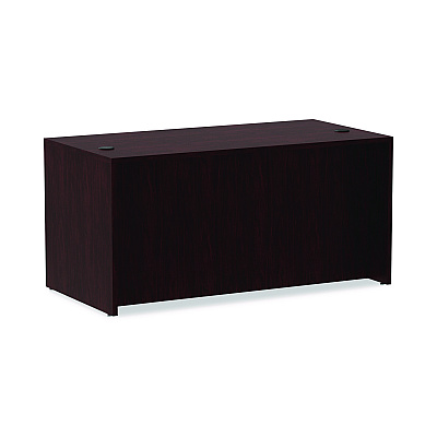 Alera Valencia Series Straight Front Desk Shell, 59.13" x 29.5" x 29.63", Mahogany (ALEVA216030MY)