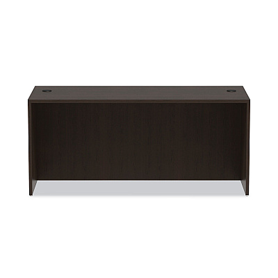 Alera Valencia Series Straight Front Desk Shell, 65" x 29.5" x 29.63", Espresso (ALEVA216630ES)