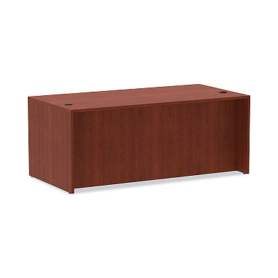 Alera Valencia Series Straight Front Desk Shell, 71" x 35.5" x 29.63", Medium Cherry (ALEVA217236MC)