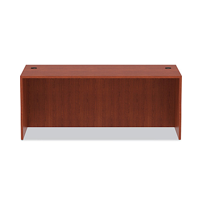 Alera Valencia Series Straight Front Desk Shell, 71" x 35.5" x 29.63", Medium Cherry (ALEVA217236MC)
