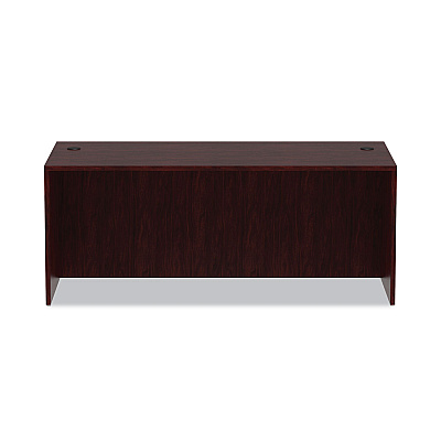 Alera Valencia Series Straight Front Desk Shell, 71" x 35.5" x 29.63", Mahogany (ALEVA217236MY)