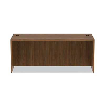 Alera Valencia Series Straight Front Desk Shell, 71" x 35.5" x 29.63", Modern Walnut (ALEVA217236WA)