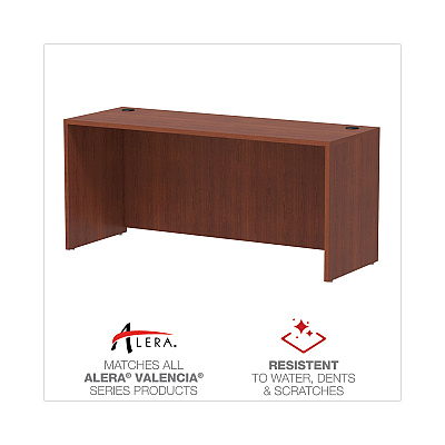 Alera Valencia Series Credenza Shells, 65w x 23.6d x 29.5h, Medium Cherry (ALEVA256624MC)