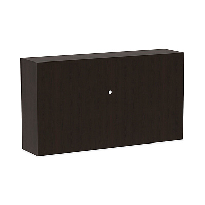 Alera Valencia Series Hutch with Doors, 4 Compartments, 64.75w x 15d x 35.38h, Espresso (ALEVA286615ES)
