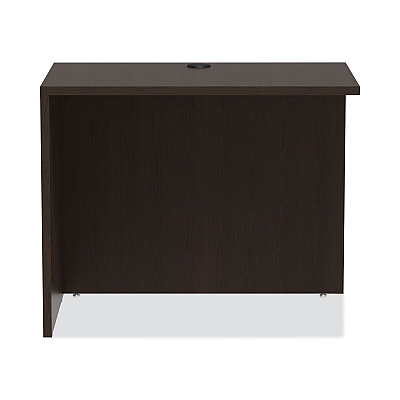Alera Valencia Series Reversible Return/Bridge Shell, 35w x 23.63d x 29.5h, Espresso (ALEVA353624ES)