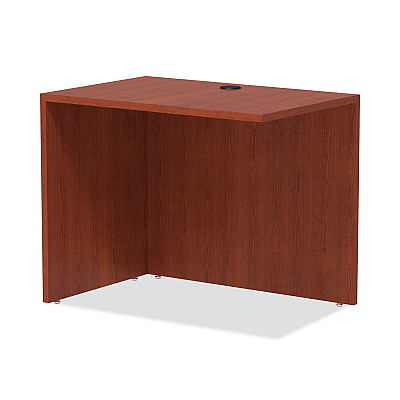 Alera Valencia Series Reversible Return/Bridge Shell, 35w x 23.63d x 29.5h, Medium Cherry (ALEVA353624MC)