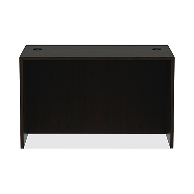 Alera Valencia Series Straight Front Desk Shell, 47.25" x 29.5" x 29.63", Espresso (ALEVA214830ES)